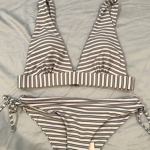Striped bikini